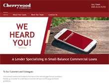 Tablet Screenshot of cherrywood.com